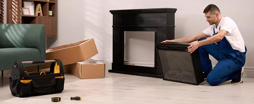 Old Rusted Metal Fireplace Repair And Replacement in Vacaville, CA
